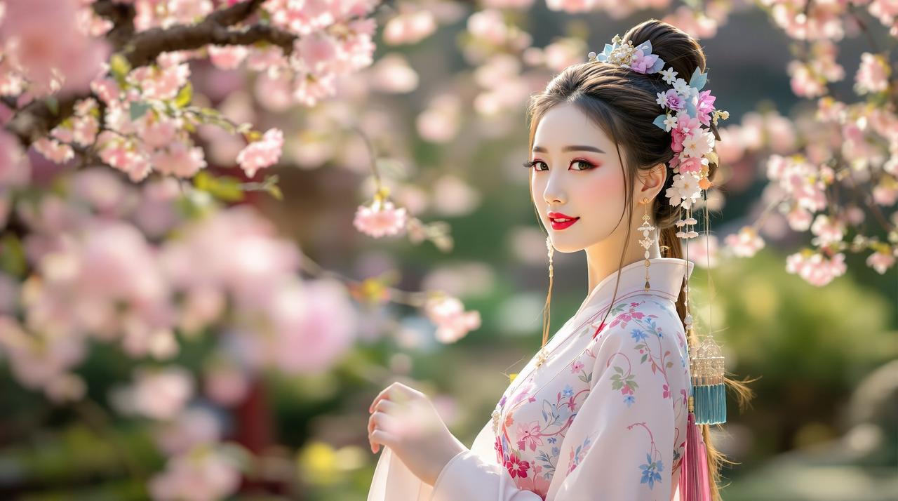 大西瓜视频古风汉服摄影教程：如何在普通公园拍出大片感